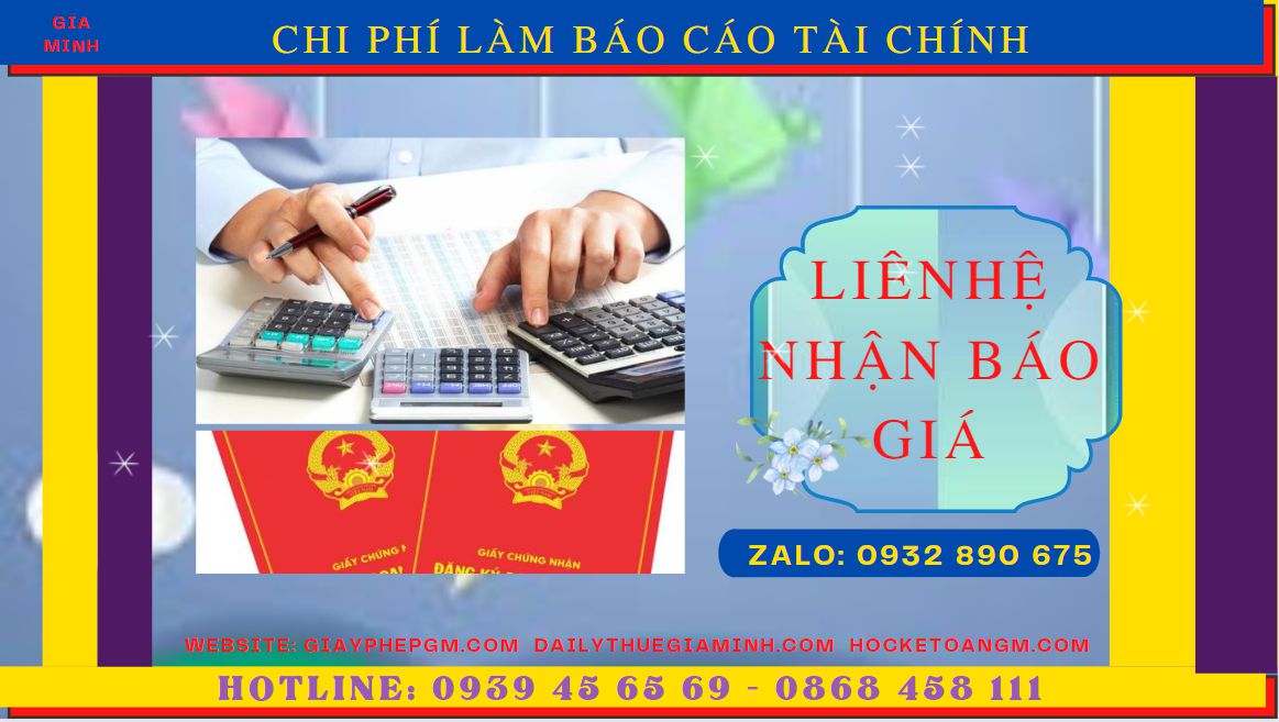 BÁO CÁO TÀI CHÍNH CUỐI NĂM TẠI HUYỆN KIM ĐỘNG 5 Nhận làm báo cáo thuế tại Huyện Kim Động giá ưu đãi