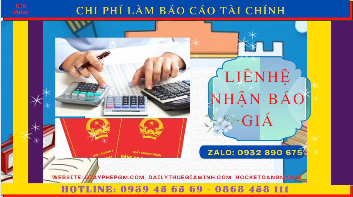 BÁO CÁO TÀI CHÍNH CUỐI NĂM TẠI HUYỆN THỚI LAI 7 Nhận làm báo cáo thuế tại Huyện Thới Lai giá ưu đãi