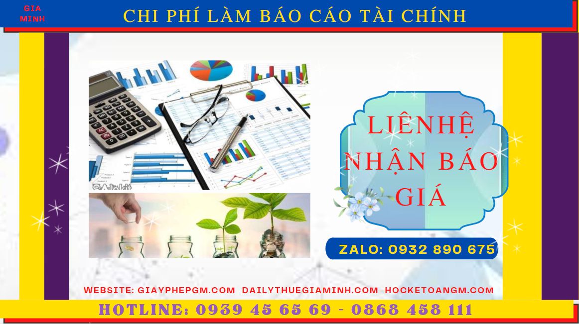 BÁO CÁO TÀI CHÍNH CUỐI NĂM TẠI LẠNG SƠN 5 Nhận làm báo cáo thuế tại Lạng Sơn giá ưu đãi