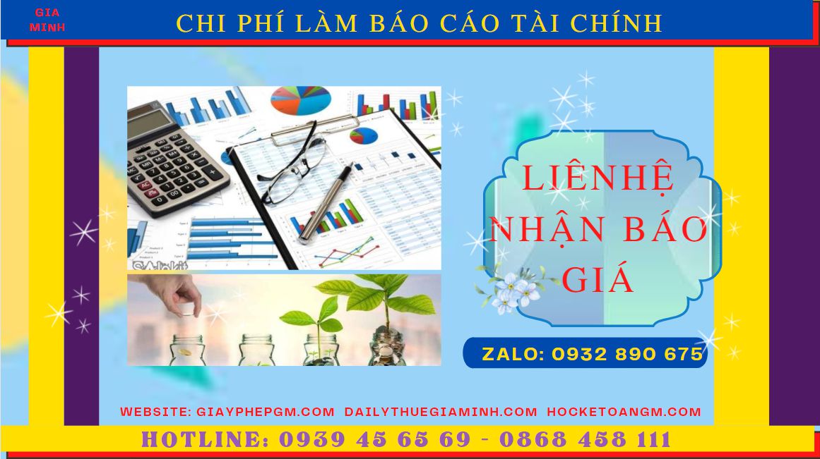 BÁO CÁO TÀI CHÍNH CUỐI NĂM TẠI QUẬN BÌNH TÂN 7 Nhận làm báo cáo thuế tại Quận Bình Tân giá ưu đãi