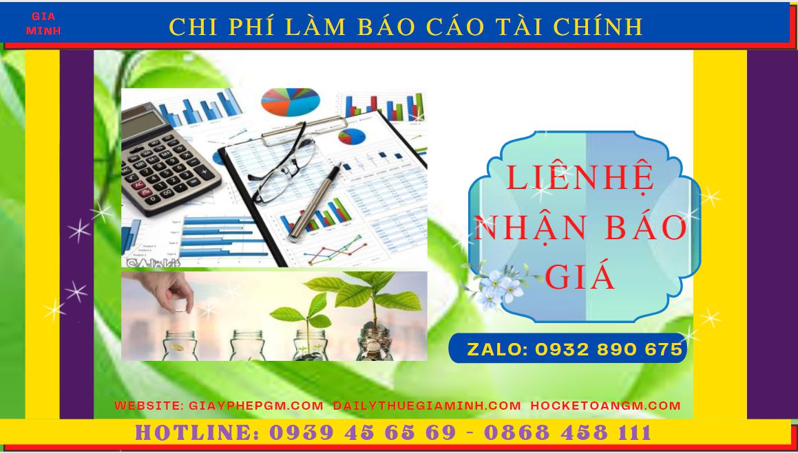 BÁO CÁO TÀI CHÍNH CUỐI NĂM TẠI QUẬN PHÚ NHUẬN 7 Nhận làm báo cáo thuế tại Quận Phú Nhuận giá ưu đãi