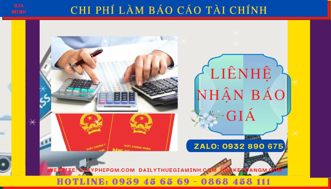 BÁO CÁO TÀI CHÍNH CUỐI NĂM TẠI SƠN LA 5 Nhận làm báo cáo thuế tại Sơn La giá ưu đãi