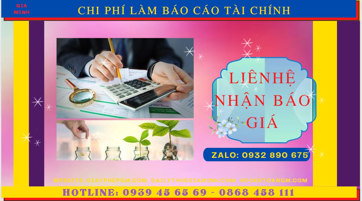 BÁO CÁO TÀI CHÍNH CUỐI NĂM TẠI THỊ XÃ DUY TIÊN 5 Nhận làm báo cáo thuế tại Thị xã Duy Tiên giá ưu đãi