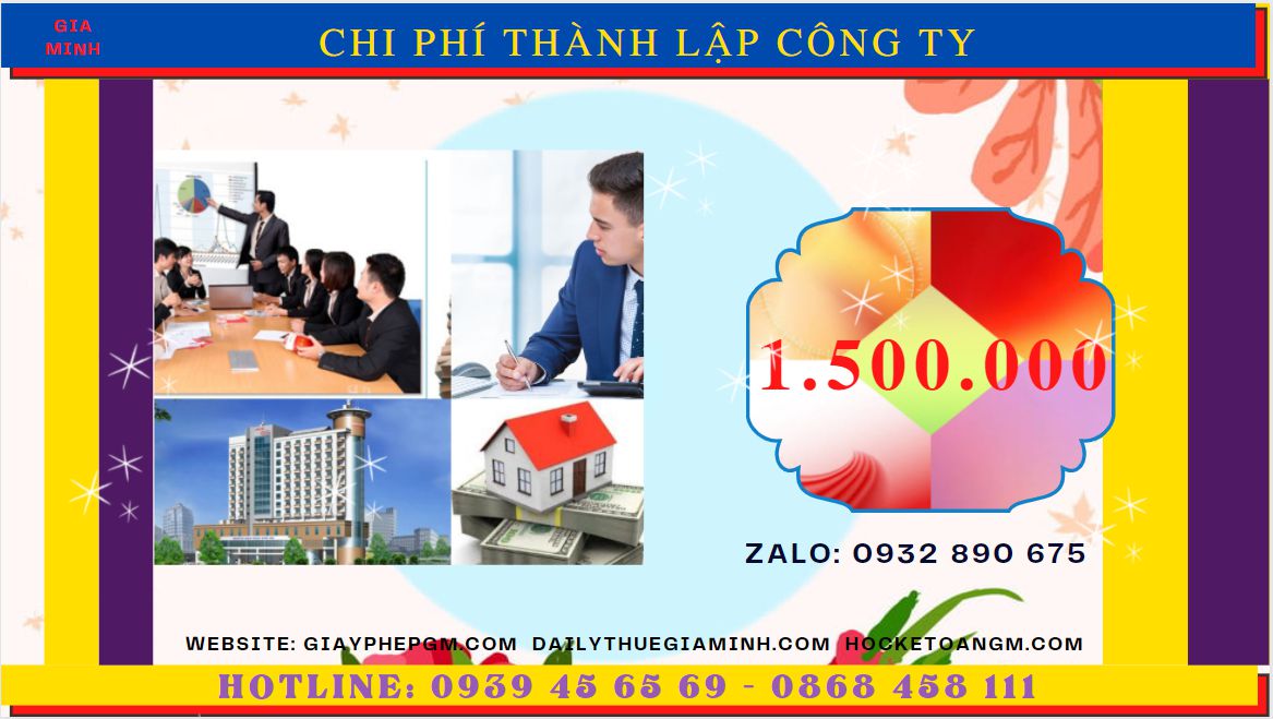Thành lập công ty kinh doanh mỹ phẩm hết bao nhiêu tiền tại Cà Mau
