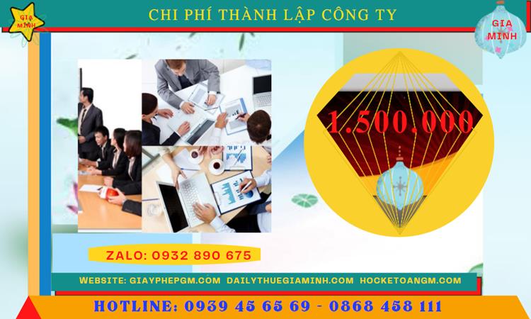 Thành lập doanh nghiệp hết bao nhiêu tiền tại Bà Rịa Vũng Tàu