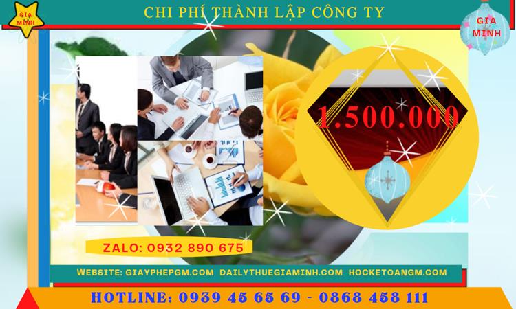 Thành lập doanh nghiệp hết bao nhiêu tiền tại Bắc Kạn