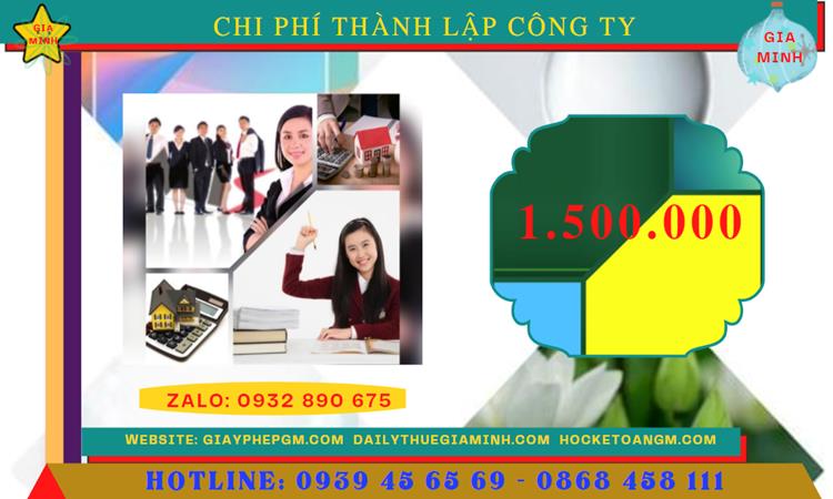 Thành lập doanh nghiệp hết bao nhiêu tiền tại Huyện Thanh Trì - Hà Nội