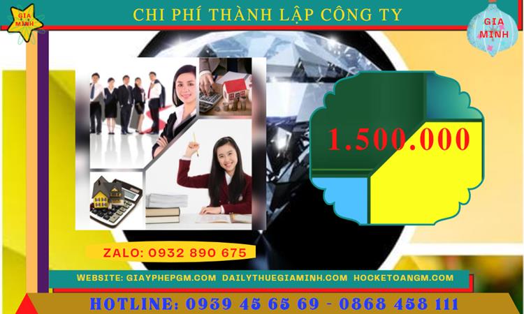 Thành lập doanh nghiệp hết bao nhiêu tiền tại Huyện Đan Phượng - Hà Nội