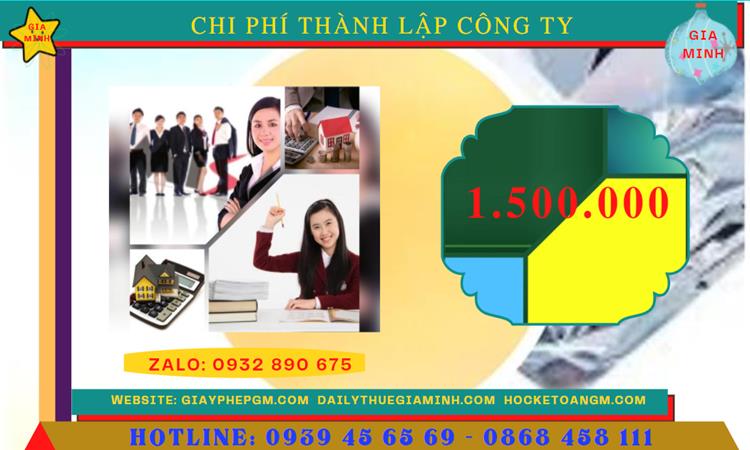 Thành lập doanh nghiệp hết bao nhiêu tiền tại Huyện Đông Anh - Hà Nội