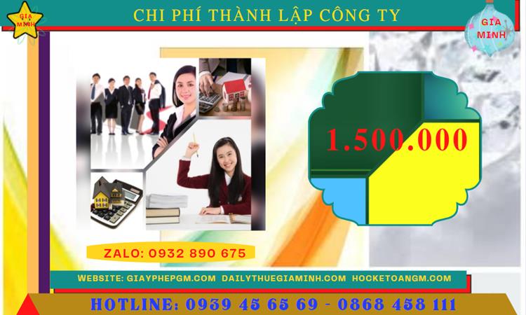 Thành lập doanh nghiệp hết bao nhiêu tiền tại Huyện Phúc Thọ - Hà Nội