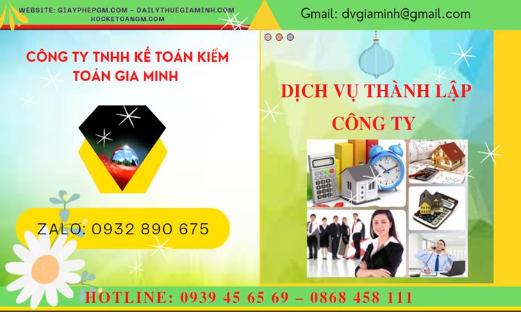 Thành lập doanh nghiệp hết bao nhiêu tiền tại Huyện Sóc Sơn - Hà Nội