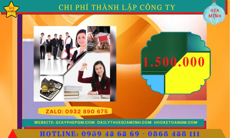 Thành lập doanh nghiệp hết bao nhiêu tiền tại Long An