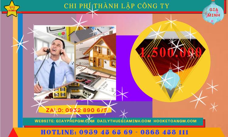 Thành lập doanh nghiệp hết bao nhiêu tiền tại Quận 10 - tphcm