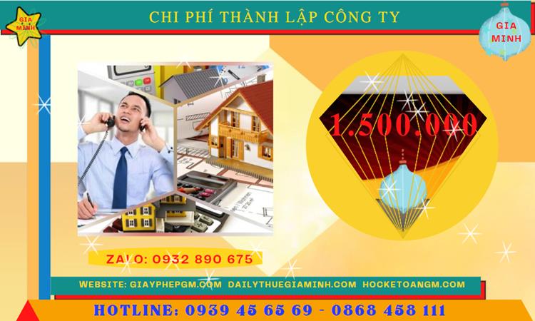 Thành lập doanh nghiệp hết bao nhiêu tiền tại Quận 11 - tphcm
