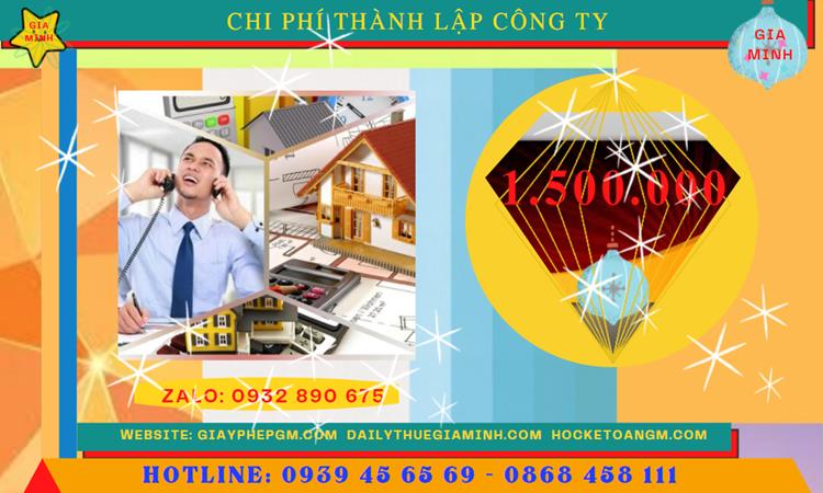 Thành lập doanh nghiệp hết bao nhiêu tiền tại Quận 4 - tphcm