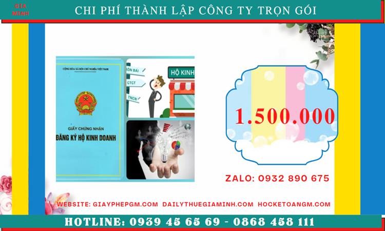 Thành lập doanh nghiệp hết bao nhiêu tiền tại Quận Hai Bà Trưng - Hà Nội