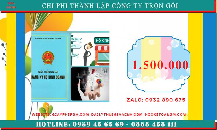 Thành lập doanh nghiệp hết bao nhiêu tiền tại Quận Hoàn Kiếm - Hà Nội