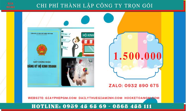 Thành lập doanh nghiệp hết bao nhiêu tiền tại Quận Hoàng Mai - Hà Nội