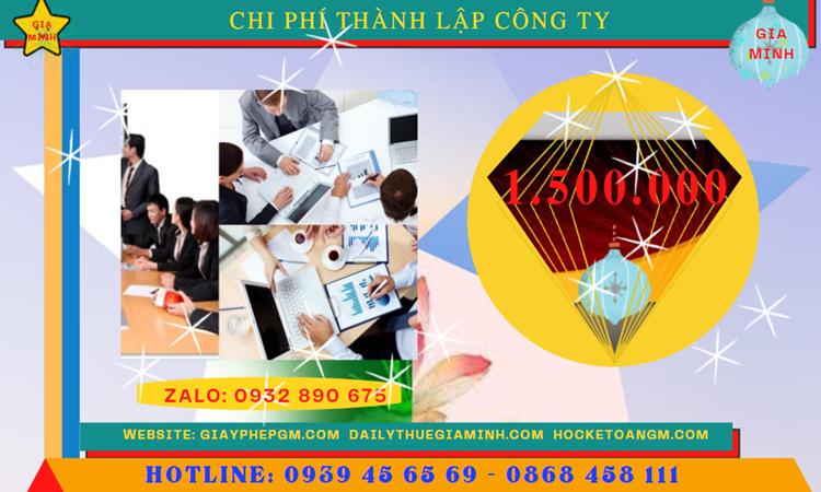 Thành lập doanh nghiệp hết bao nhiêu tiền tại Quận Bình Thạnh- tphcm