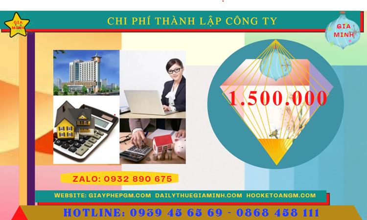Thành lập doanh nghiệp hết bao nhiêu tiền tại Thái Nguyên