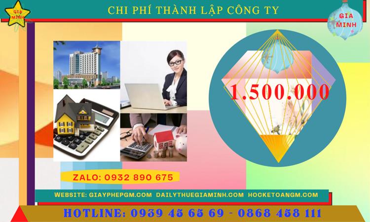 Thành lập doanh nghiệp hết bao nhiêu tiền tại Thanh Hóa