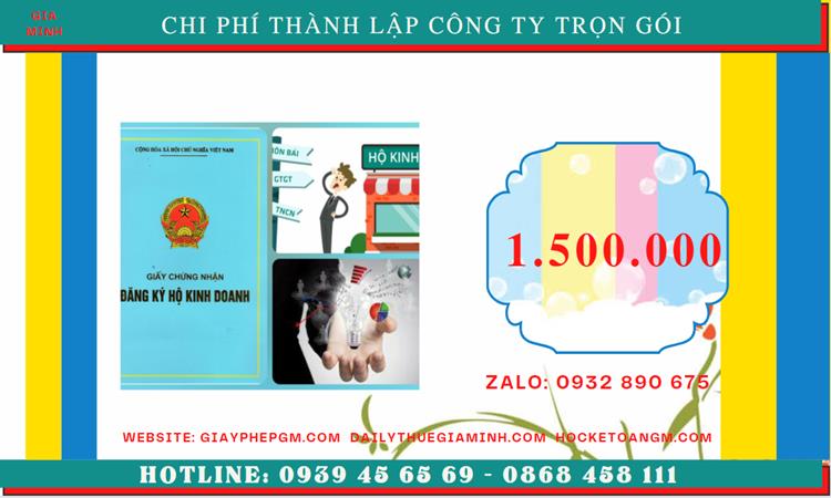 Thành lập doanh nghiệp hết bao nhiêu tiền tại tp. Hà Nội