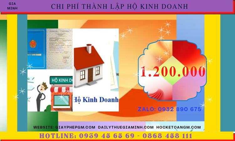 THỦ TỤC THÀNH LẬP HỘ KINH DOANH CÁ THỂ TẠI HUYỆN THƯỜNG TÍN - HÀ NỘI 5 Thành lập hộ kinh doanh tốn bao nhiêu tiền tại Huyện Thường Tín - Hà Nội