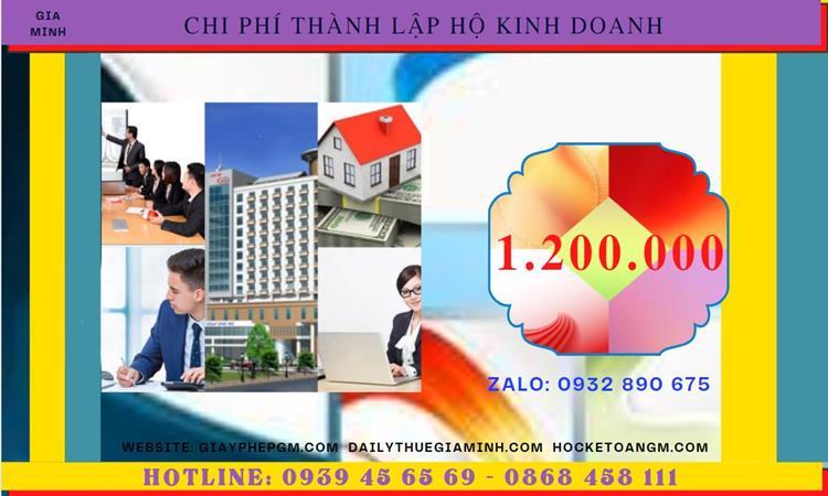THỦ TỤC THÀNH LẬP HỘ KINH DOANH CÁ THỂ TẠI HUYỆN CHƯƠNG MỸ - HÀ NỘI 5 Thành lập hộ kinh doanh tốn bao nhiêu tiền tại Huyện Chương Mỹ - Hà Nội