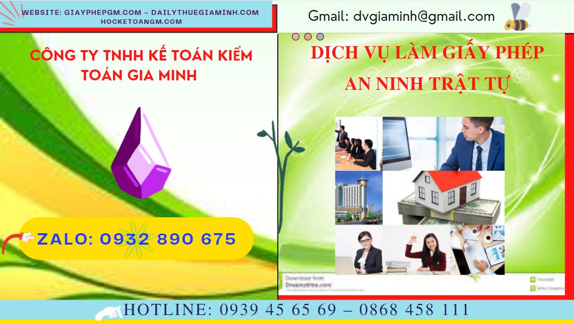 THỦ TỤC XIN CẤP GIẤY PHÉP AN NINH TRẬT TỰ TẠI NHA TRANG 4 Thủ tục xin giấy phép an ninh trật tự ở Nha Trang