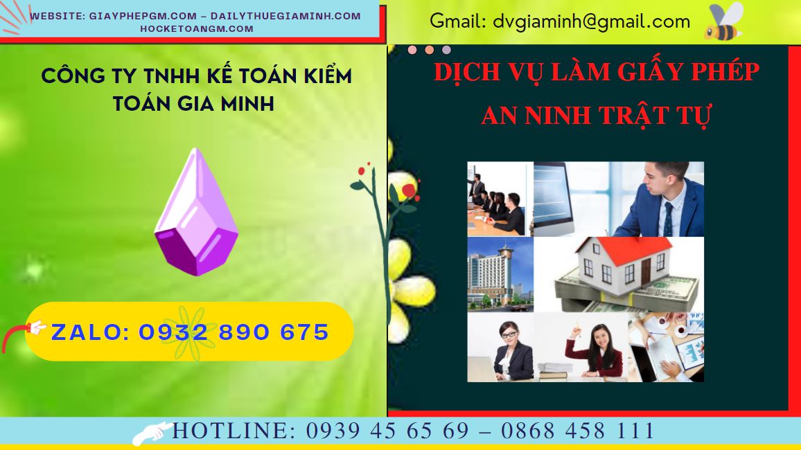 Thủ tục xin giấy phép an ninh trật tự ở Thành phố Bắc Giang