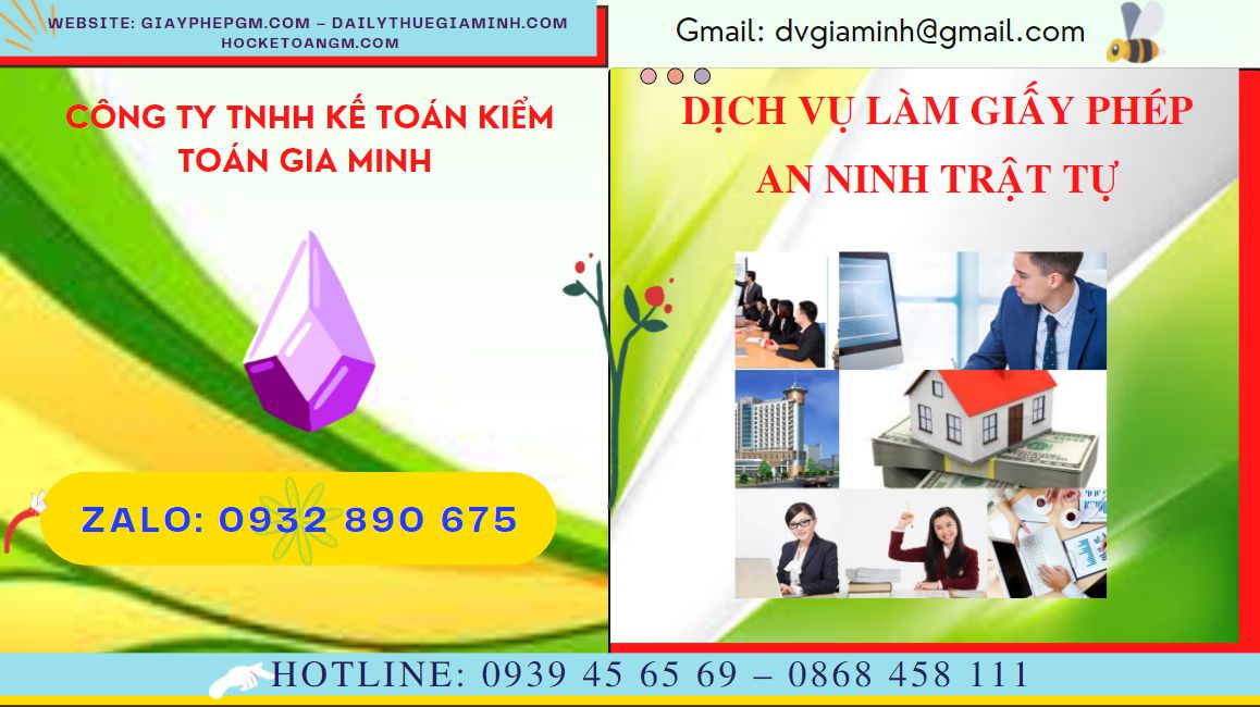 THỦ TỤC XIN CẤP GIẤY PHÉP AN NINH TRẬT TỰ TẠI TP HƯNG YÊN 4 Thủ tục xin giấy phép an ninh trật tự ở TP Hưng Yên