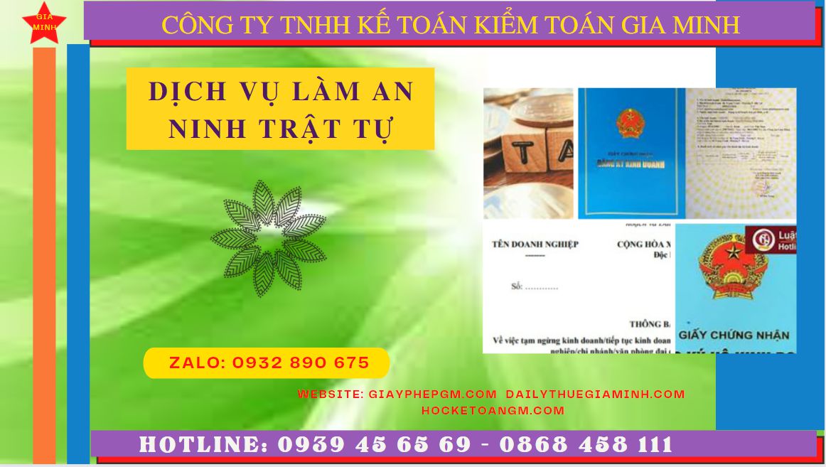 XIN GIẤY CHỨNG NHẬN AN NINH TRẬT TỰ KHÁCH SẠN BÌNH ĐỊNH 8 Thủ tục xin giấy chứng nhận an ninh trật tự cho khách sạn tại Bình Định