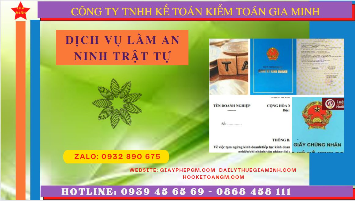 XIN GIẤY CHỨNG NHẬN AN NINH TRẬT TỰ KHÁCH SẠN HẬU GIANG 1 Thủ tục xin giấy chứng nhận an ninh trật tự cho khách sạn tại Hậu Giang