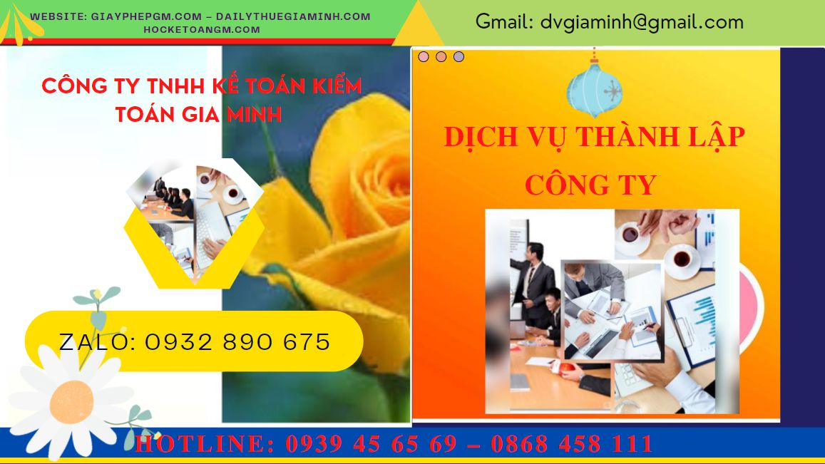 Tư vấn thủ tục thành lập doanh nghiệp tại Thành Phố Hồ Chí Minh