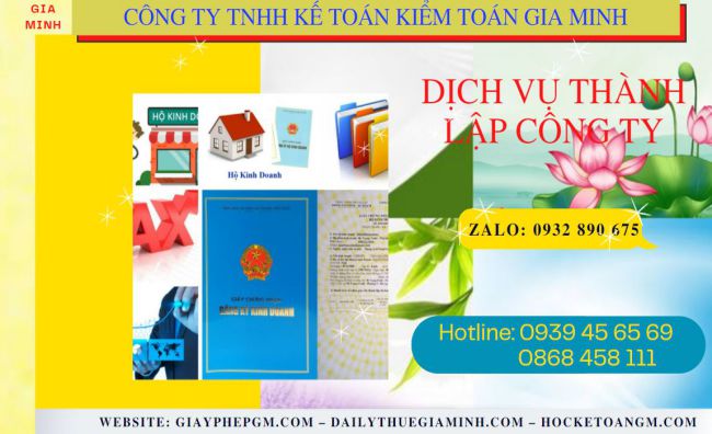 Tư vấn thủ tục thành lập doanh nghiệp tại Thành Phố Huế