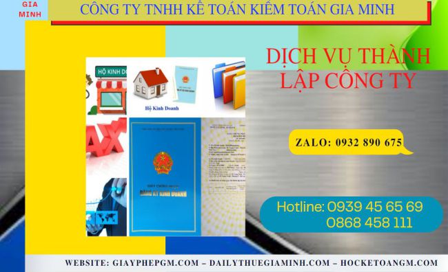 Tư vấn thủ tục thành lập doanh nghiệp tại Vĩnh Phúc