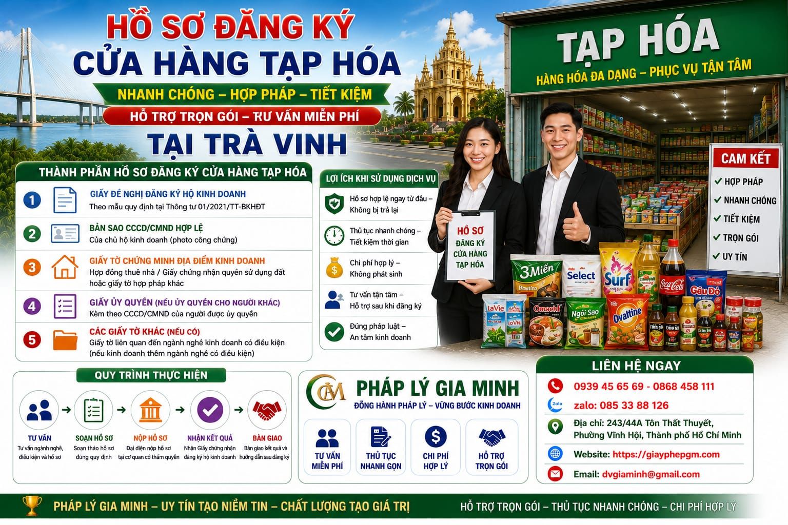 Hồ sơ đăng ký cửa hàng tạp hóa