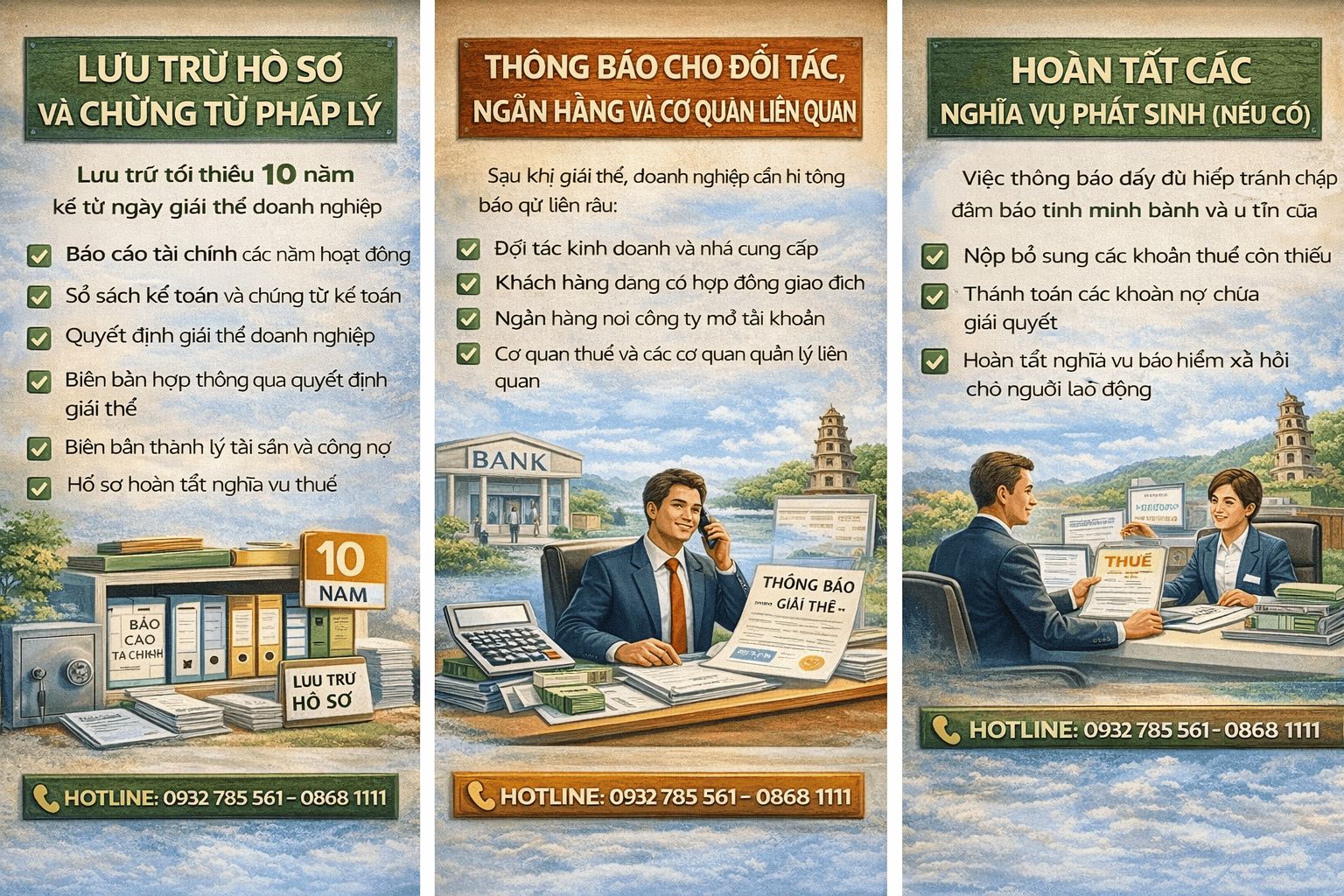 DỊCH VỤ GIẢI THỂ CÔNG TY TRỌN GÓI BÌNH ĐỊNH 8 Hồ sơ giải thể công ty tại Bình Định cần chuẩn bị