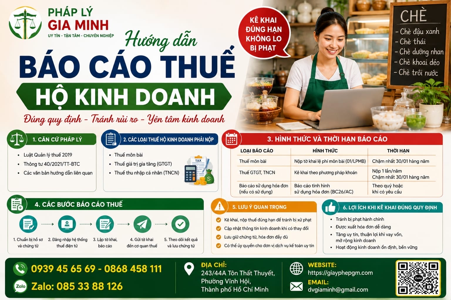 Báo cáo thuế hộ kinh doanh tại Lâm Đồng: Hướng dẫn chi tiết và đầy đủ nhất 6 Hướng dẫn báo cáo thuế hộ kinh doanh