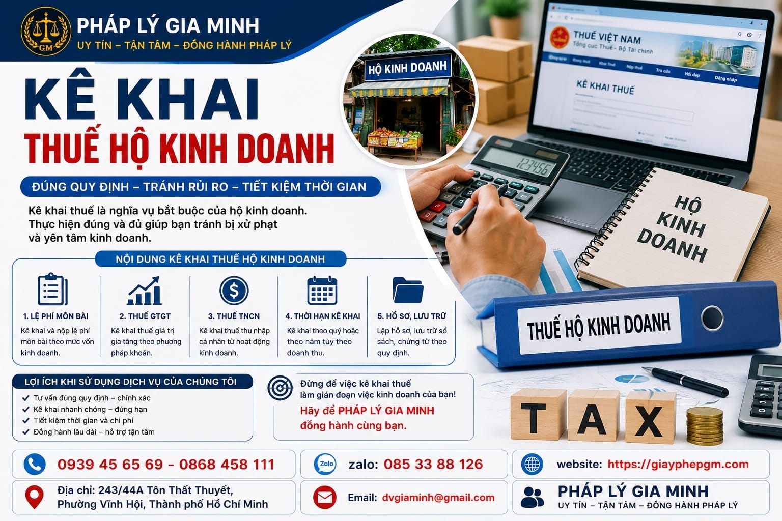 Báo cáo thuế hộ kinh doanh tại Lâm Đồng: Hướng dẫn chi tiết và đầy đủ nhất 4 Kê khai thuế hộ kinh doanh
