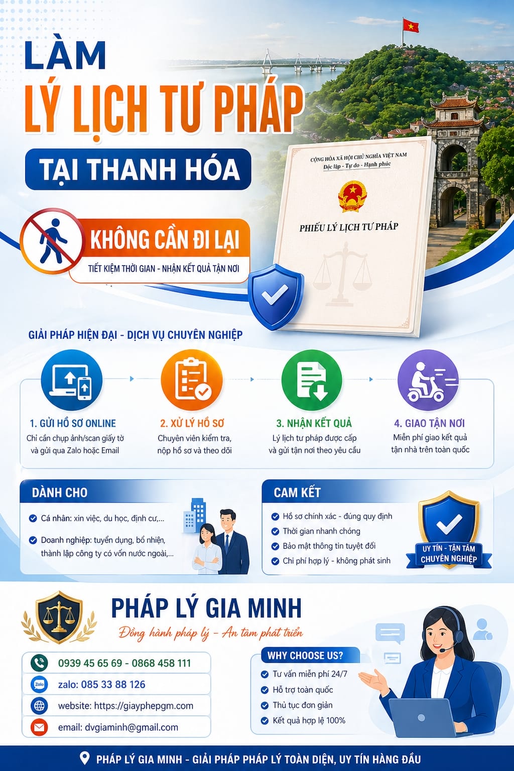 Làm lý lịch tư pháp ở đâu tại Thanh Hóa | Hướng dẫn chi tiết 2026 16 Làm lý lịch tư pháp Thanh Hóa nhanh gọn tiện lợi