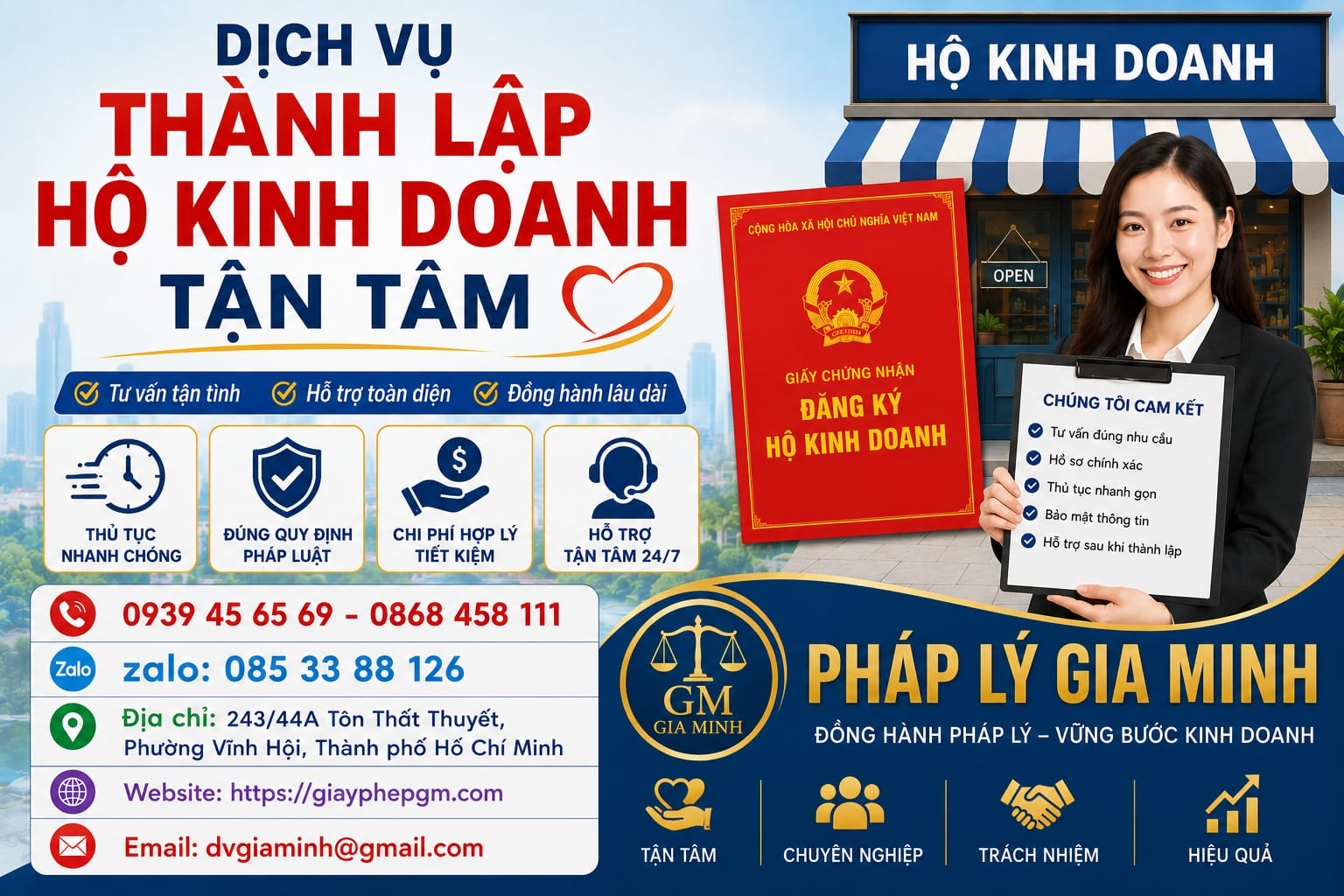 Mở cửa hàng tạp hóa tại Trà Vinh 
