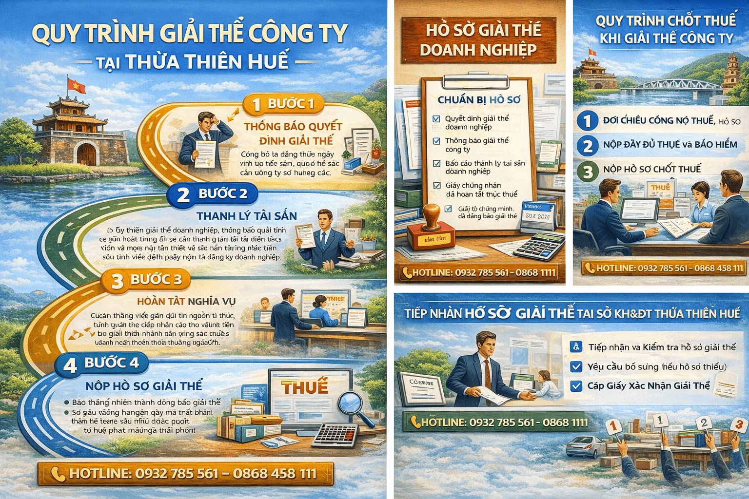 Quy trình giải thể công ty tại Bắc Giang trọn gói

