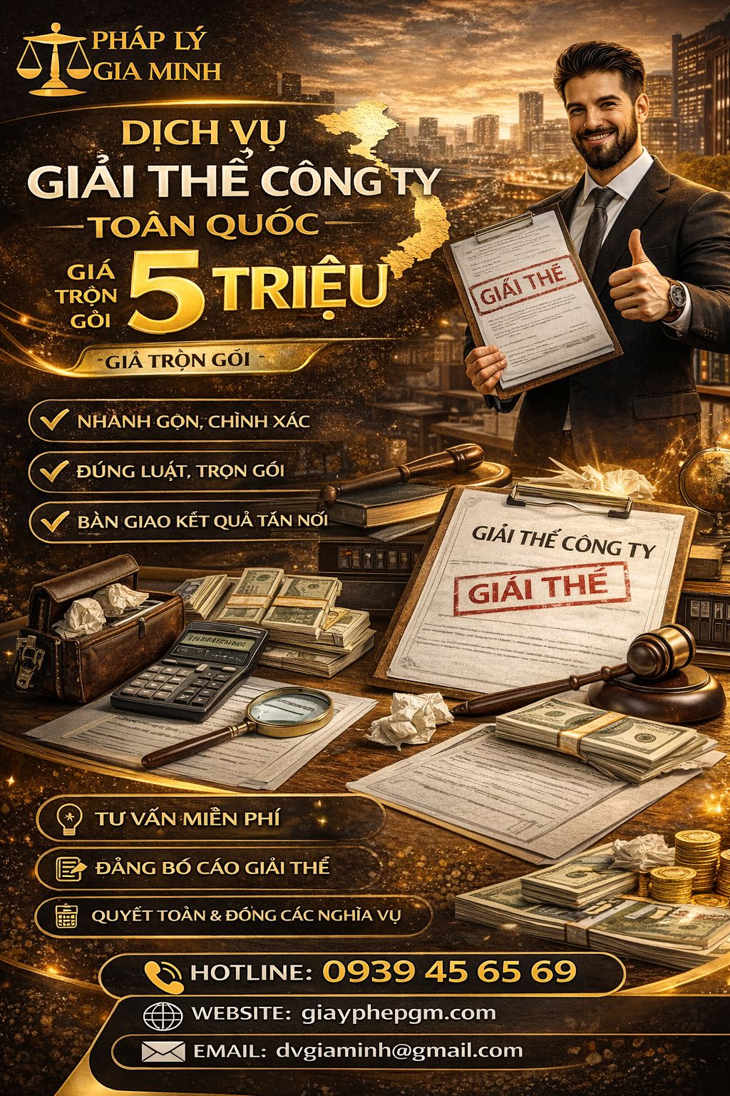 Gia Minh cung cấp dịch vụ tư vấn giải thể công ty tại Gia Lai nhanh chóng và tiết kiệm chi phí