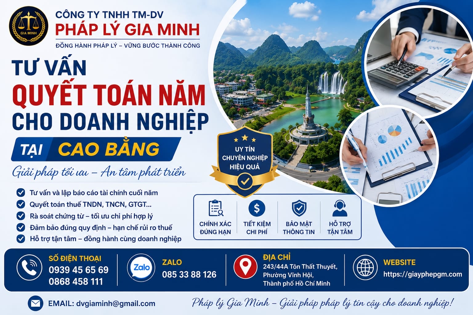 Tư vấn quyết toán năm cho doanh nghiệp tại Cao Bằng