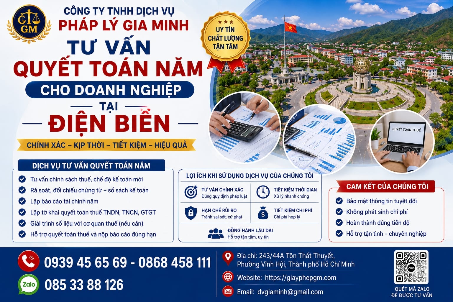 Tư vấn quyết toán năm cho doanh nghiệp tại Điện Biên