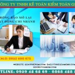 THỦ TỤC THÔNG BÁO MỞ LẠI HOẠT ĐỘNG CHI NHÁNH TẠI NAM ĐỊNH 6 Thủ tục thông báo mở lại hoạt động chi nhánh tại Nam Định