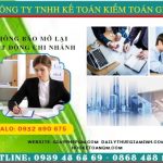 THỦ TỤC THÔNG BÁO MỞ LẠI HOẠT ĐỘNG CHI NHÁNH TẠI TPHCM 6 Thủ tục thông báo mở lại hoạt động chi nhánh tại TPHCM