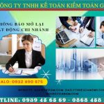 THỦ TỤC THÔNG BÁO MỞ LẠI HOẠT ĐỘNG CHI NHÁNH TẠI VĨNH PHÚC 6 Thủ tục đăng ký hoạt động trở lại của chi nhánh tại Vĩnh Phúc