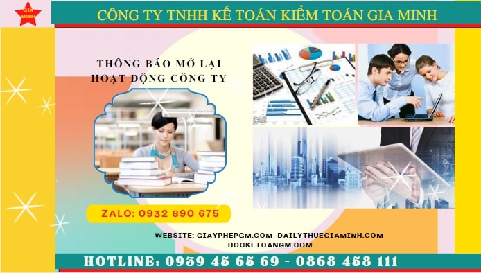 Thủ tục đăng ký hoạt động trở lại của công ty tại Bà Rịa Vũng Tàu
